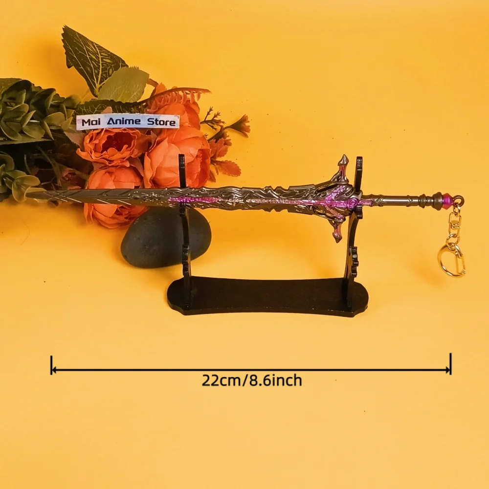 8.6-calowy Metalowy Miecz Katana Final Fantasy Durandal Oryginalny Samurajski Szabla Anime Nóż Realistyczny Rozmiar Japońska Katana Zabawka Prezent