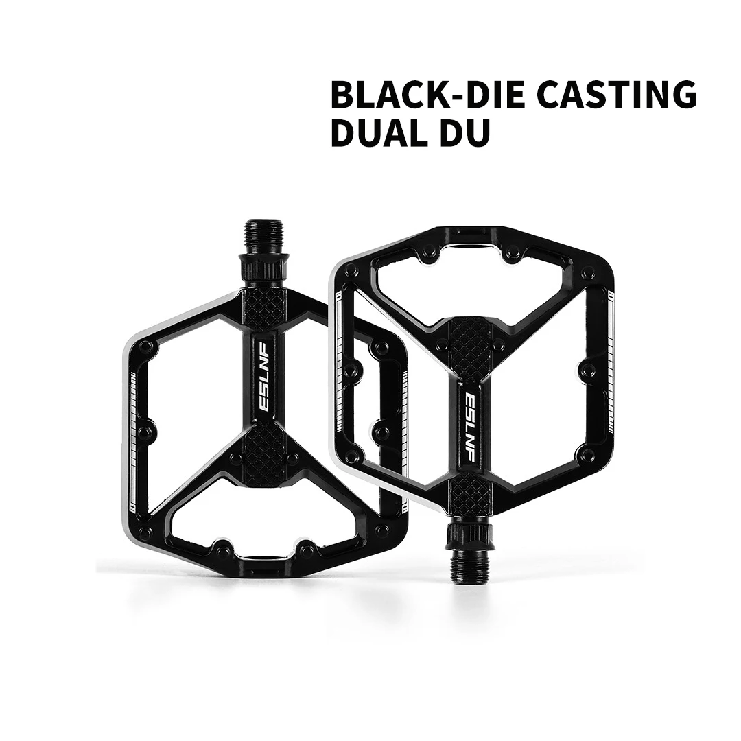 Bicycle Pedals Mountain Bike Bike Aluminum Alloy Pedals Non-Slip Quick Release Double DU Peeling Pedals