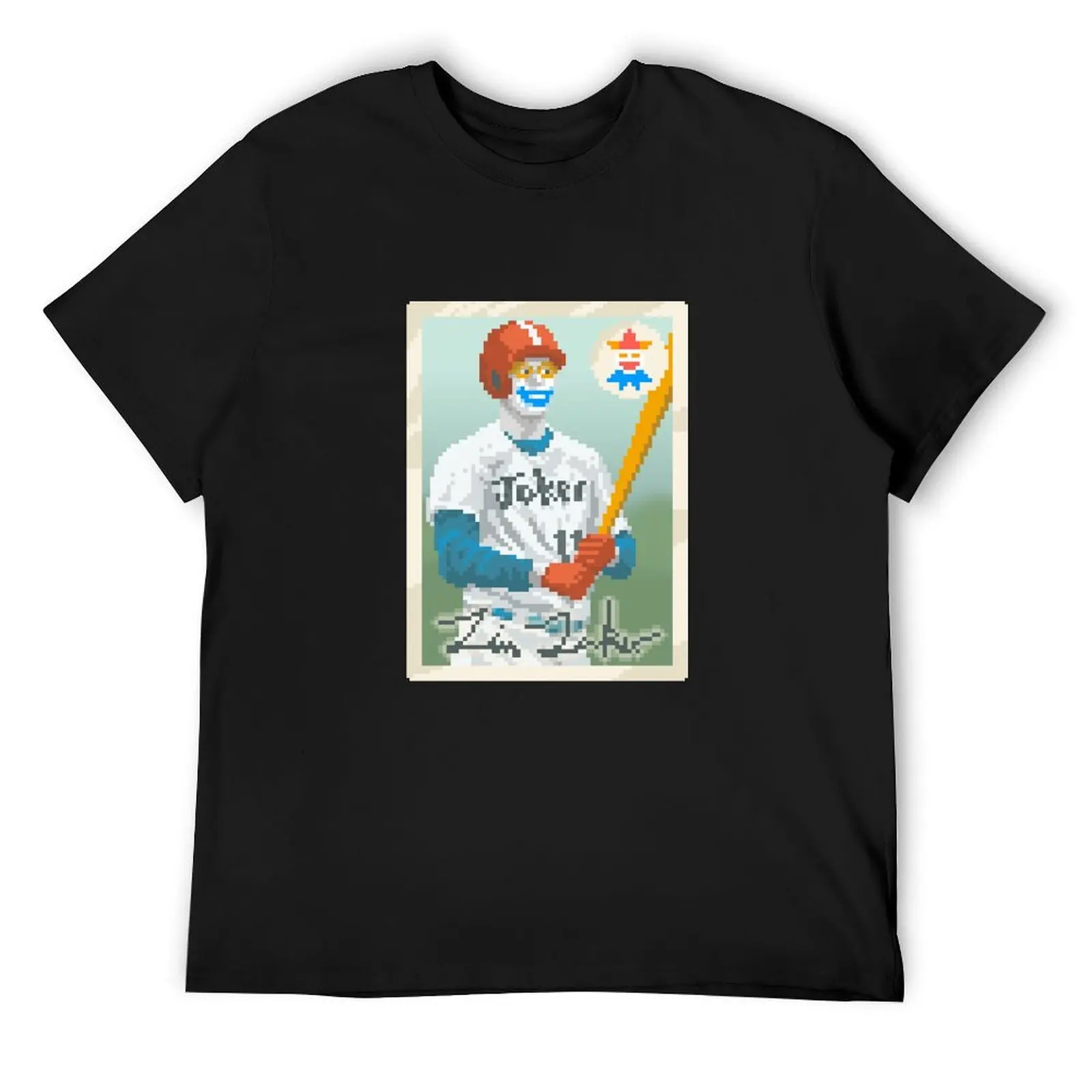 Baseball Card Jim Joker Balatro T-Shirt vintage animal prinfor boys mens funny t shirts