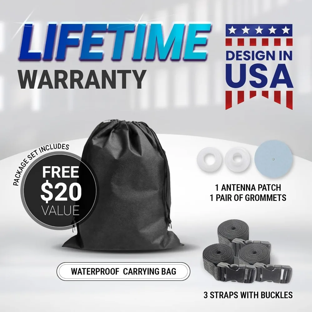 غطاء سيارة مقاوم للماء عالي التحمل مناسب مخصص لـ 1967-1969 بليموث باراكودا حماية لجميع الأحوال الجوية للاستخدام الداخلي والخارجي