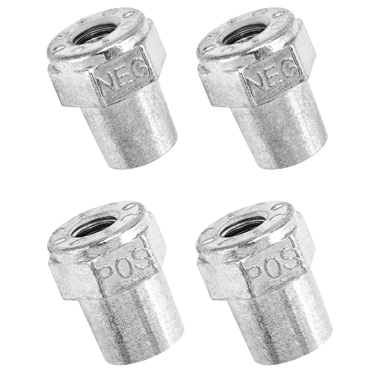 

A76I Car Positive Negative Battery Post Terminal, 2 Pair Zinc Alloy Battery Adapter, 3/8 Female Stud Adapter