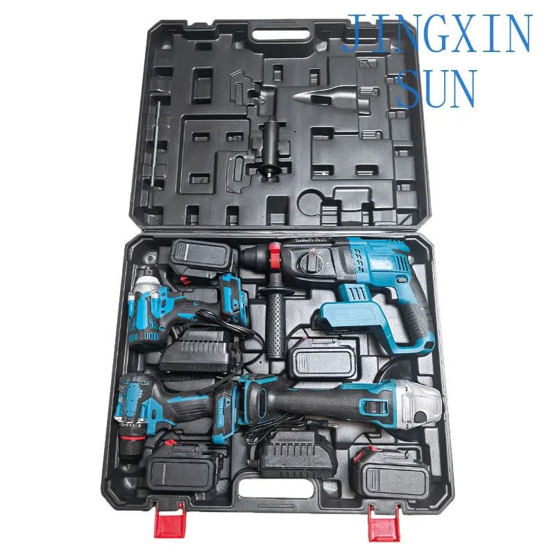 Multifunctional Portable Wireless Impact Driver Set for Electric Screwdriver Rechargeable Battery Handheld Brushless Cordless