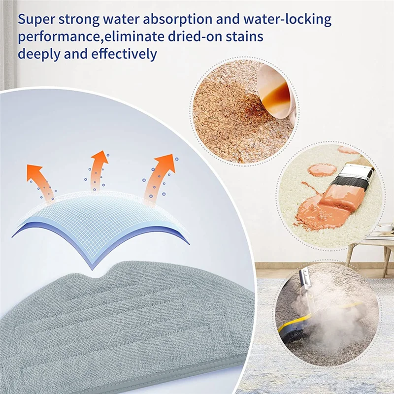 Roborock-accesorios para Robot aspirador, 4 piezas, S8, S8 PLUS, S8 +, S8 Pro Ultra G20, almohadilla para mopa de doble vibración