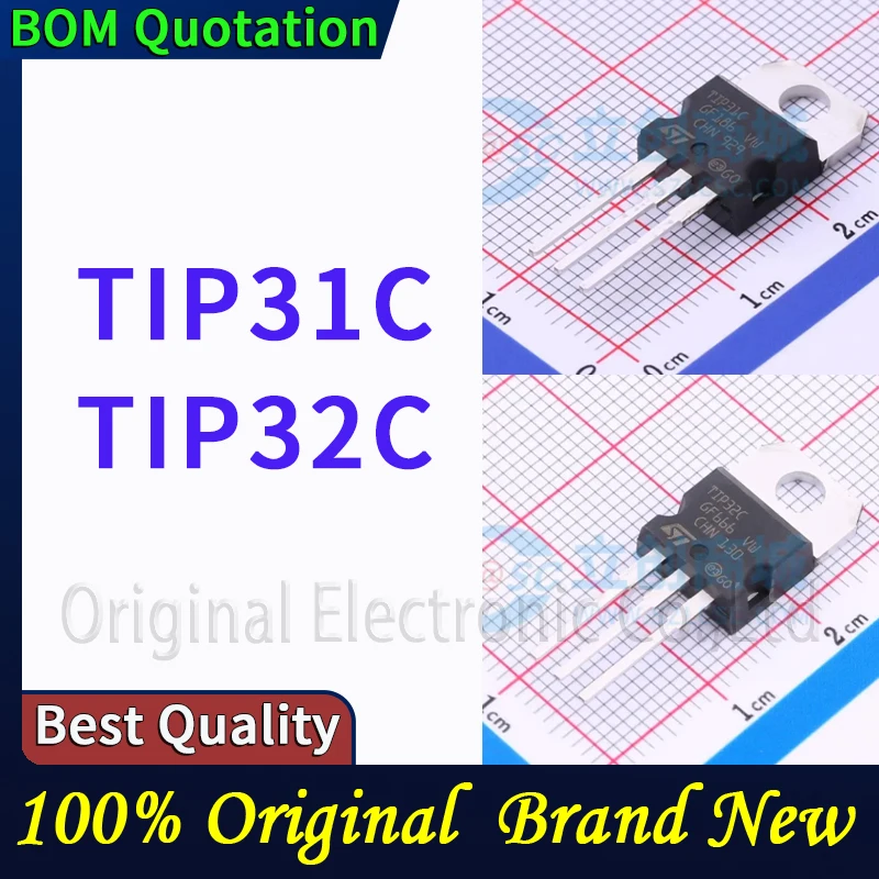 5pcs/lot TIP31C TIP32C In stock Original High quality