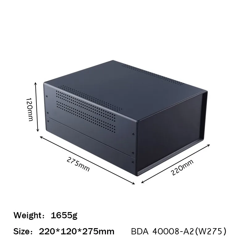 Caja de Control de conexiones de hierro de 275x220x120mm, carcasa de hierro artesanal para proyectos electrónicos, proyecto industrial, caja de instrumentos, caja de salida