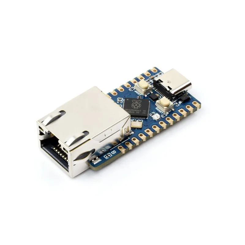 RP2350-ETH Mini Development Board, RP2350 Ethernet Port Module, Raspberry Pi Microcontroller