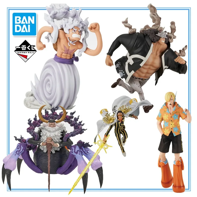 En Stock Original BANDAI Ichiban ONE PIECE Monkey D. Luffy Sanji Future Island PVC Personaje de Anime Modelo Colección Juguetes Regalos