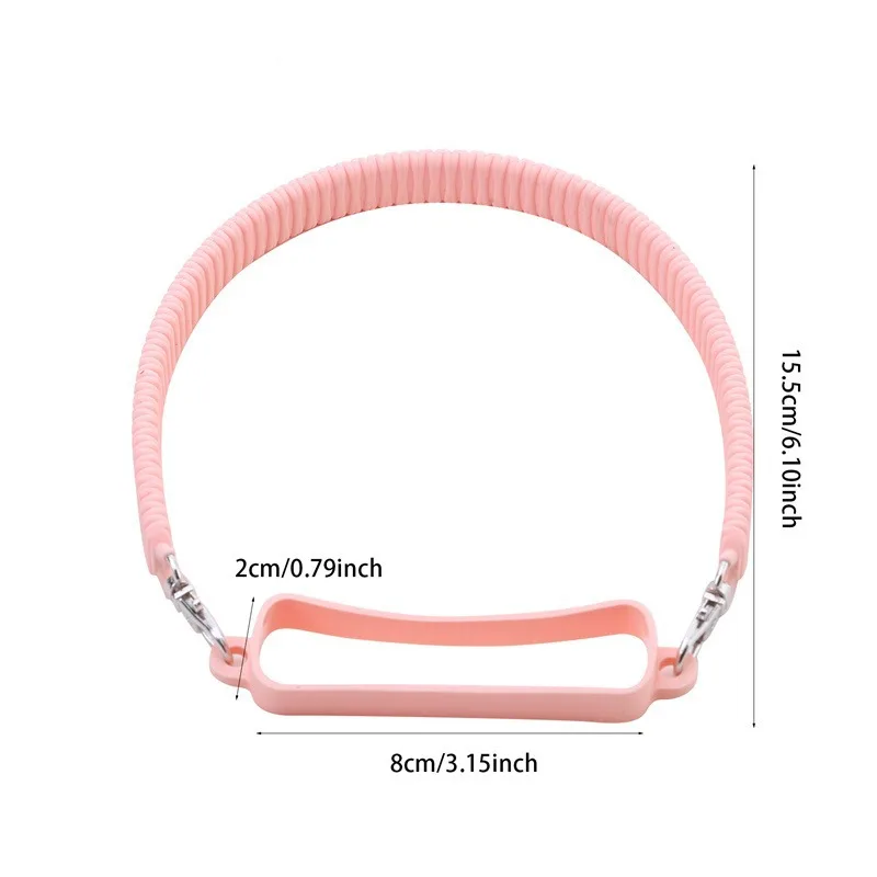 Poignée de bouteille d'eau, sangle de support de bouteille d'eau, Silicone souple et Durable pour la plupart des bouteilles de 8 à 40oz pour accessoires de tasse