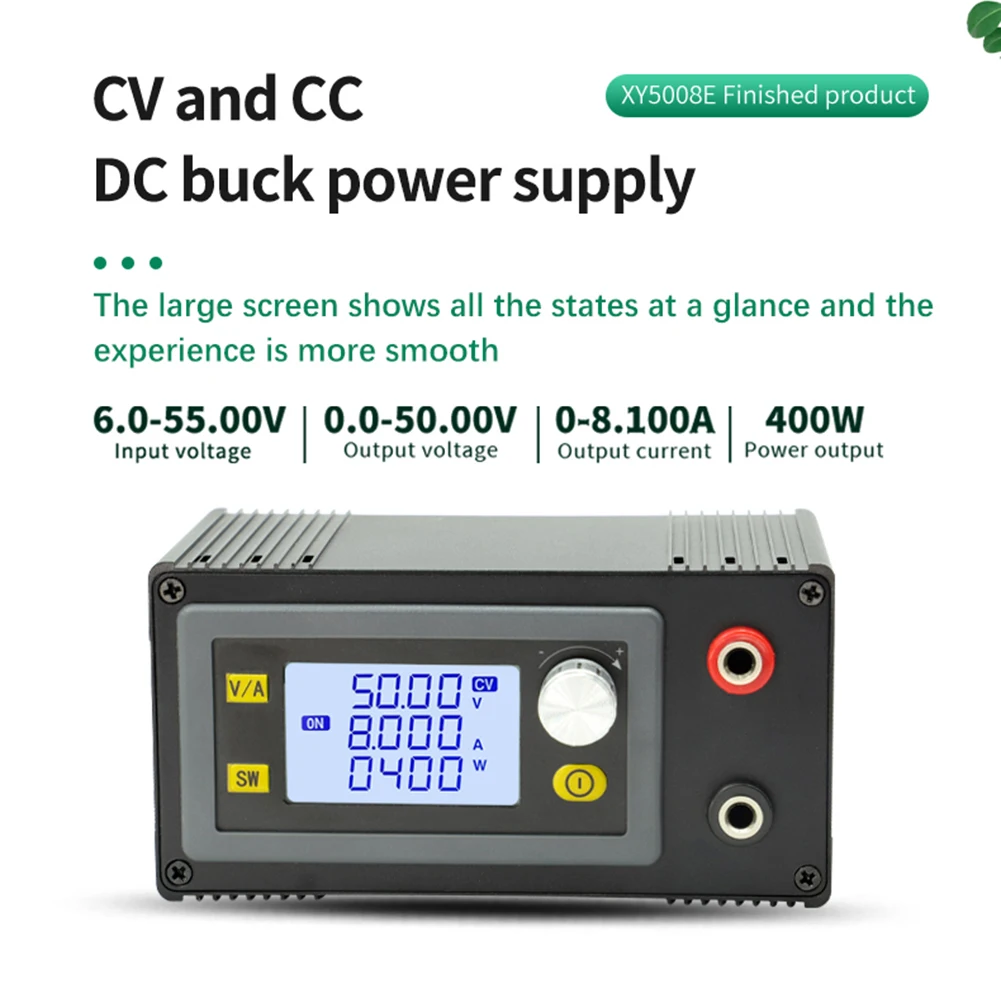 DC 6V-55V to 0-50V 5A 8A 250W 400W CNC Adjustable DC Voltage Regulator CV CC Step Down Power Supply Module