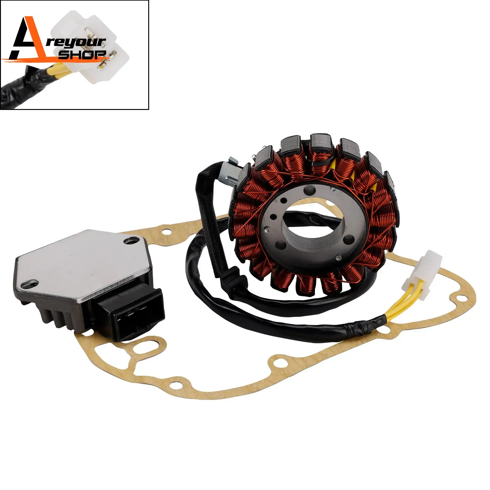 

Комплект прокладок регулятора катушки статора для Honda SH 125 150 01-04 Dylan SES 125 150