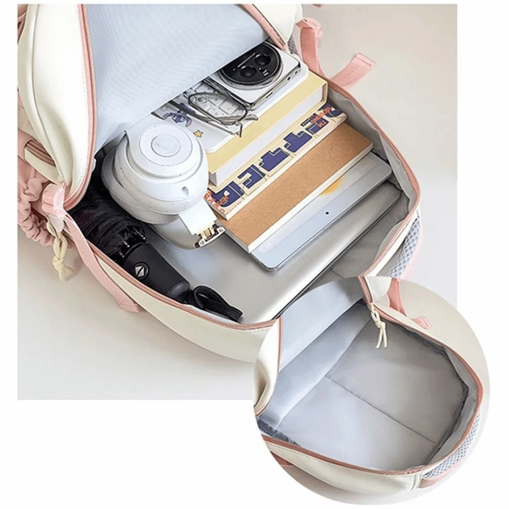 

Japanese Transparent Ita Backpack DIY Display Dual Shoulder Strap Dual Shoulder Bag Large Capacity Rucksack School