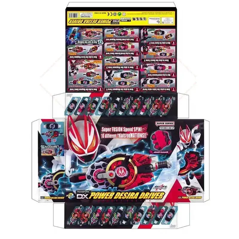 

DX Kamen Rider Desire Fox Трансформация водитель Пряжка Ремень Аксессуары Geats Magnum Hammer Коллекция Подарок на складе