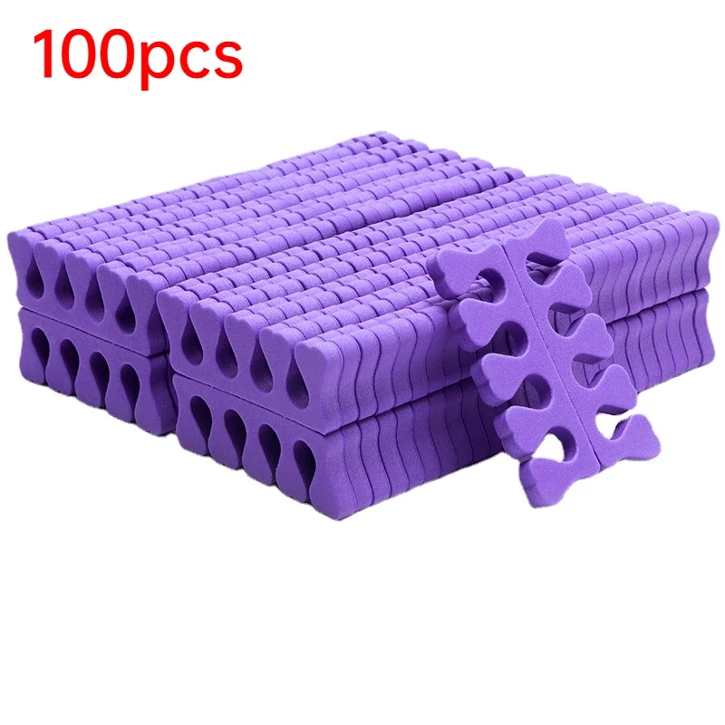 100.200 teile/paket Nail art Zehenspreizer Finger Füße Schwamm Weiche UV Gel Polnisch Schönheit Werkzeuge Maniküre Pediküre Pack Nagel Kits
