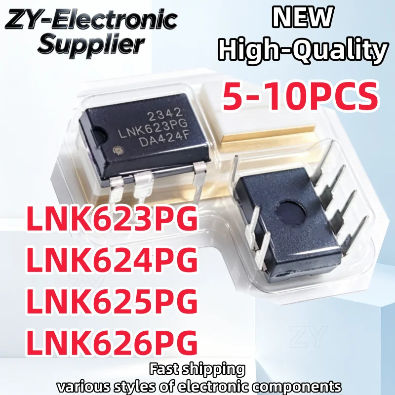 5/10PCS 100% New LNK623PG LNK624PG LNK625PG LNK626PG DIP7 Best Quality In Stock