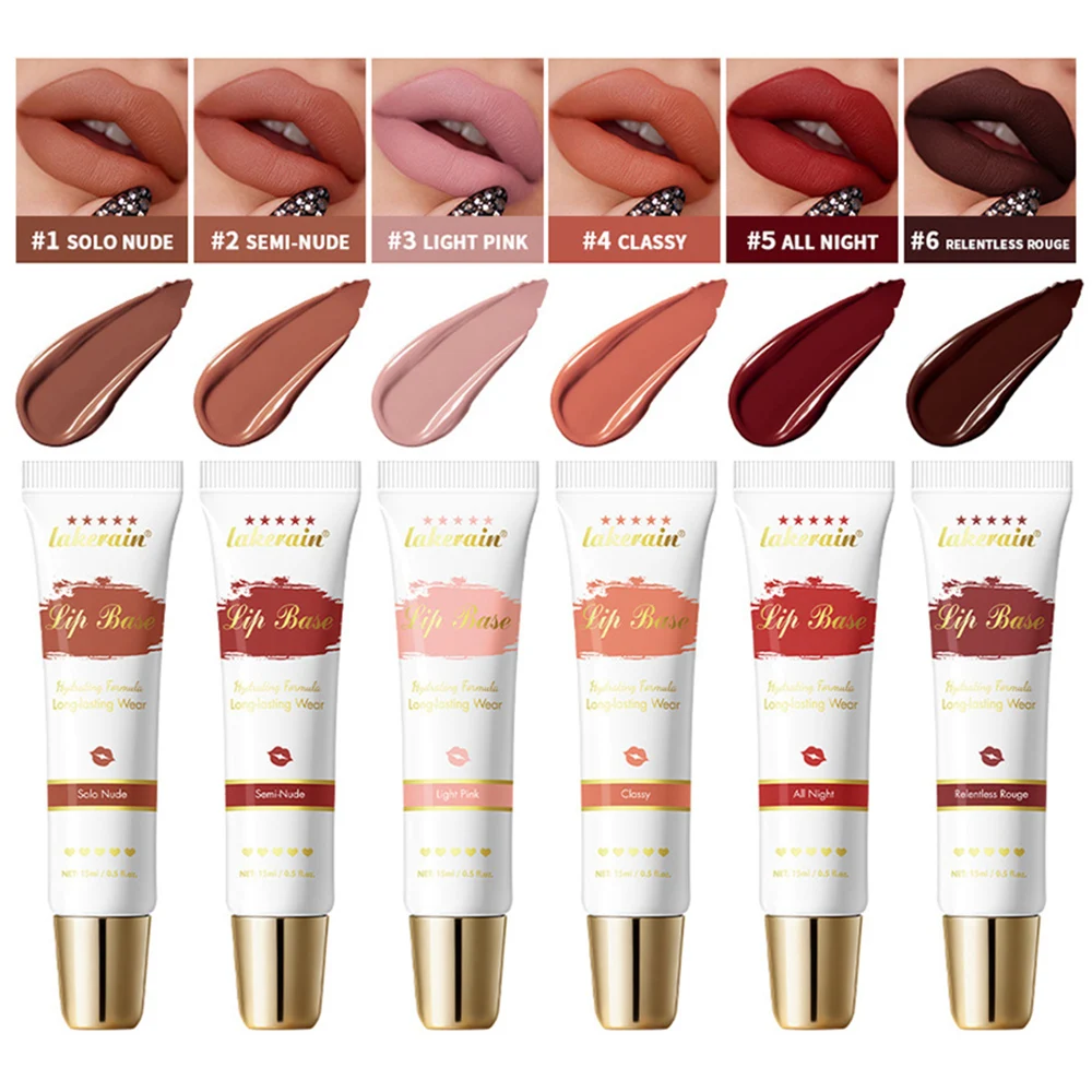 1 pedaço de primer labial, esmalte labial fosco delicado e suave, creme blush multiuso, presente de feriado de cosméticos femininos