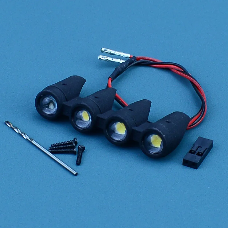 For HYPER GO 1/14 MJXRC 14303 C3 WRC Rally Cart RC Car LED 5V Simulation Boat Light Spotlight