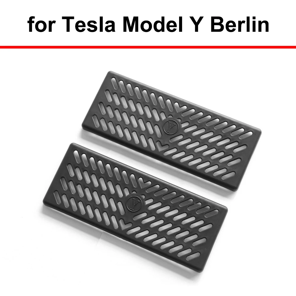 for Tesla Model Y 2024 Berlin Under Seat Rear Air Vent Protect Cover Anti-block Backseat Outlet Grille Protection Accessories