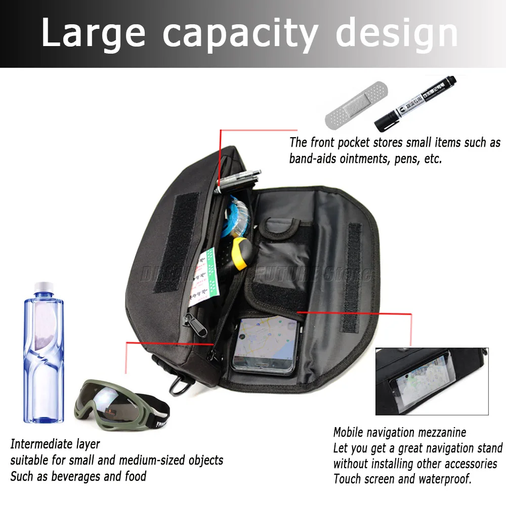 For TRK 702X TRK 702 X 2023 2024 Waterproof motorcycle handlebar travel navigation bag