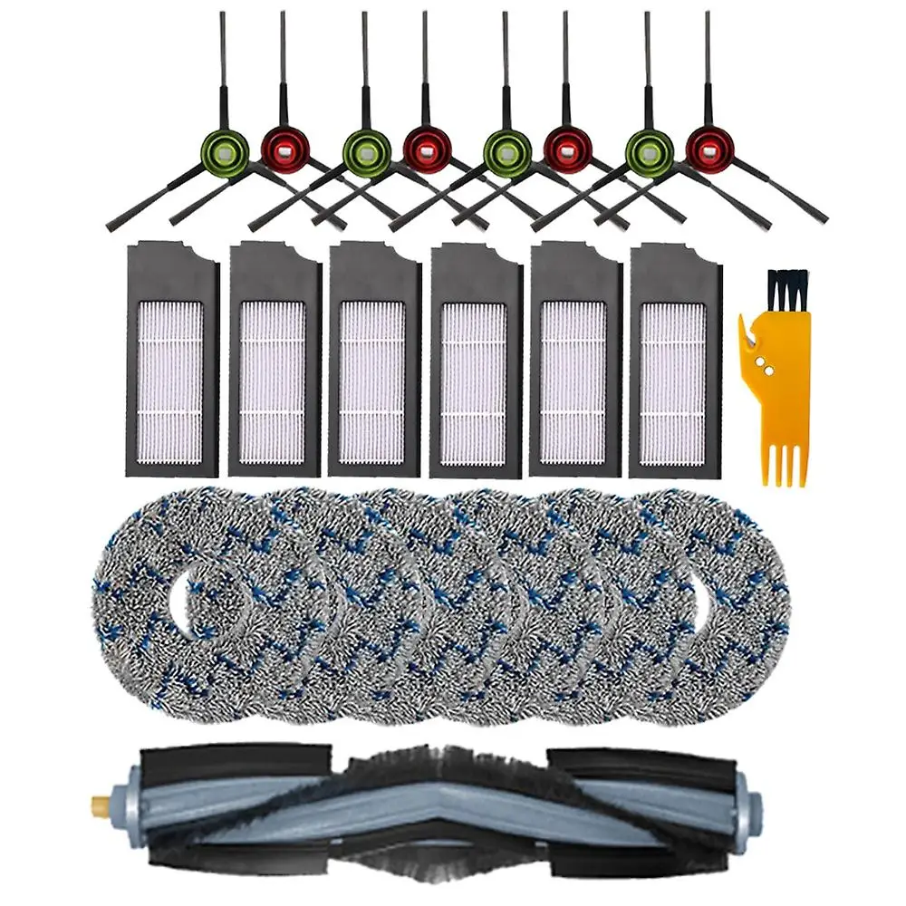 Kit de accesorios de 22 piezas, filtro Hepa lavable, lado principal, paño para mopa