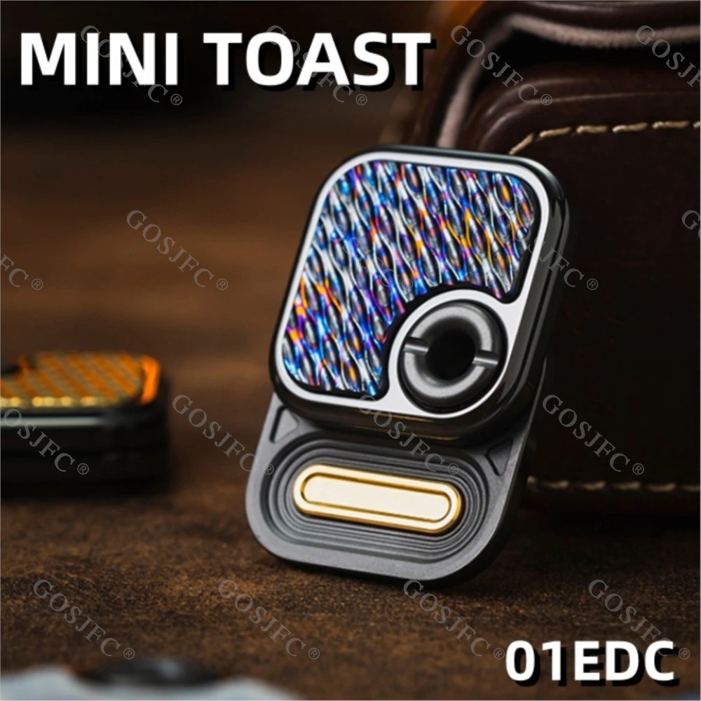 01EDC Mini cubos de juego TOAST Fidget Slider juguetes mecánicos para aliviar el estrés juguetes Fidget accesorios de oficina aparatos para aliviar la ansiedad