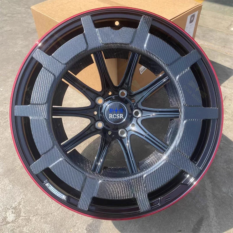 RCSR 5x112 5x120 5x114.3 Custom Forged Aluminum Alloy Wheel Passenger Car Rim for Tesla BYD Mercedes-Benz 18 19 20 21 22 23 24