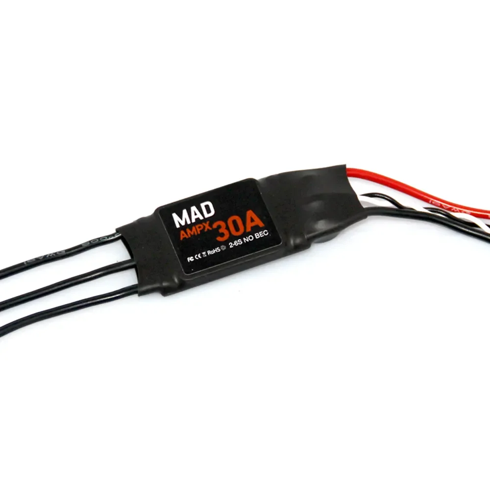 

AMPX 30A(2-6S) ESC Regulator square signal Motor Controller for 550/650 Professional Quadcopter Multirotor
