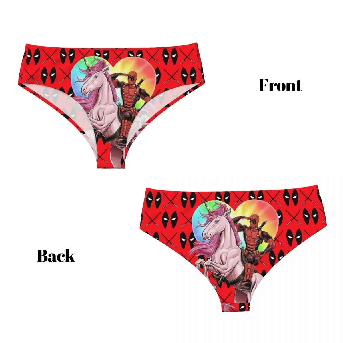 مخصص ديدبول الحب سراويل قصيرة للنساء الراحة تمتد الملابس الداخلية