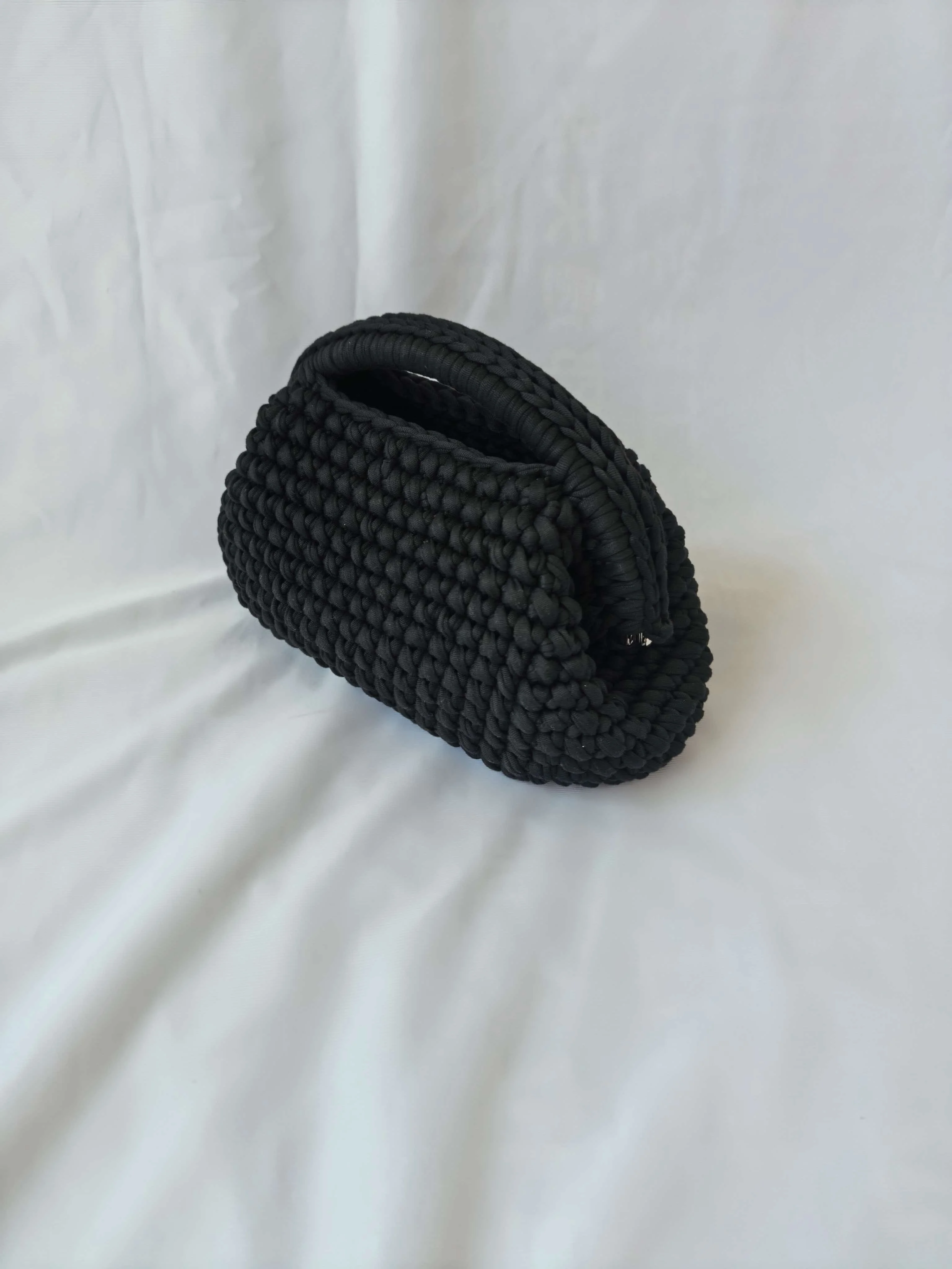 Handgestrickte Modische Clutch-Tasche für Damen, Makronen-Bonbonfarbene Gestreifte Leinen-Webe-Umhängetasche – Detail 13