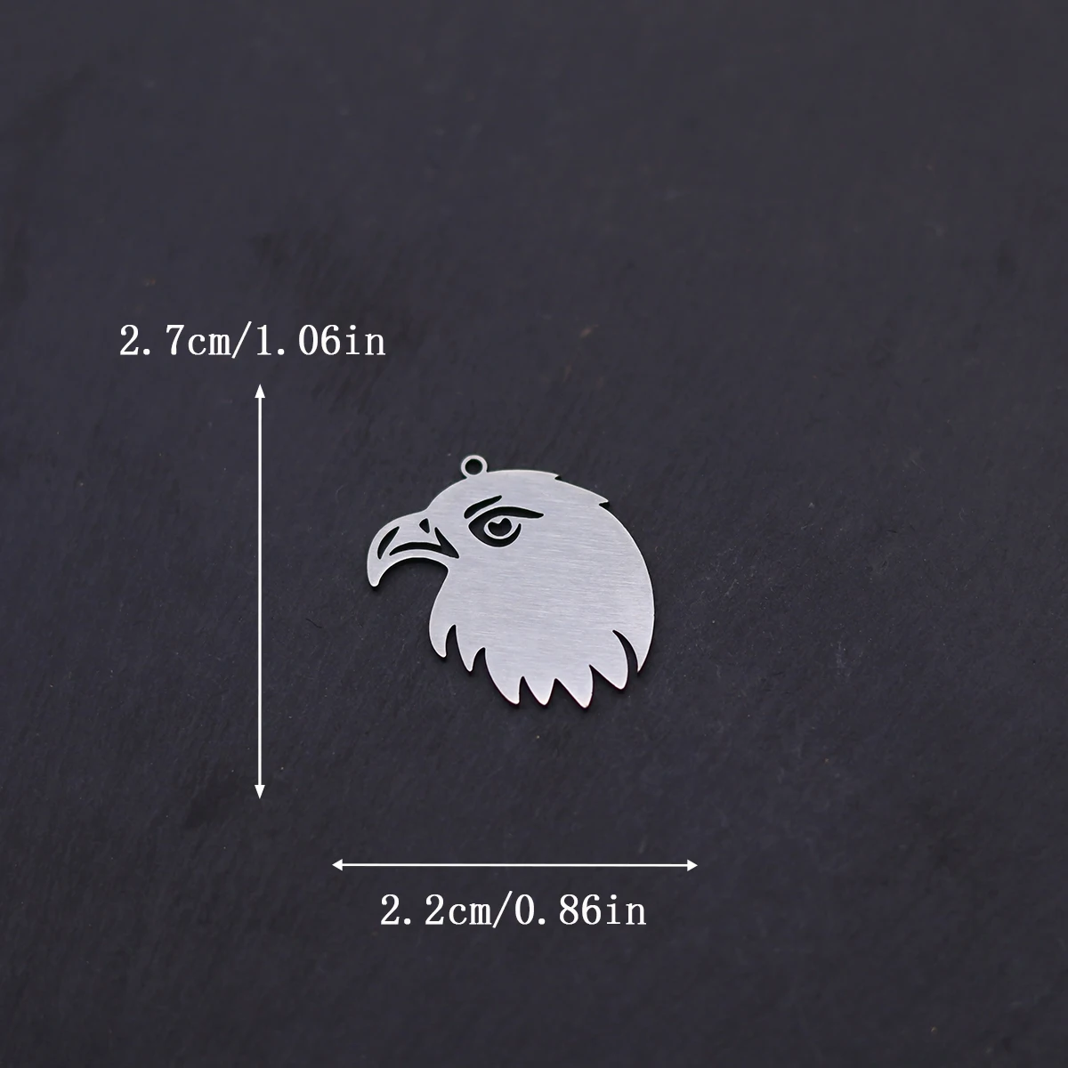 3pcs Fly Bird Animal Punk Eagle diy Accessories Stainless Steel Pendant Charms for Jewelry Making Trendy Earrings Necklace Craft