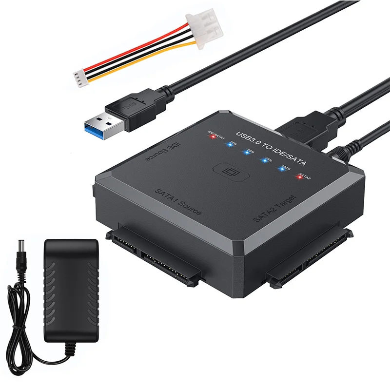 

Адаптер SATA-USB Кабель-конвертер USB 3.0-IDE/SATA 3 для адаптера жесткого диска 2,5 3,5 HDD SSD с вилкой европейского стандарта