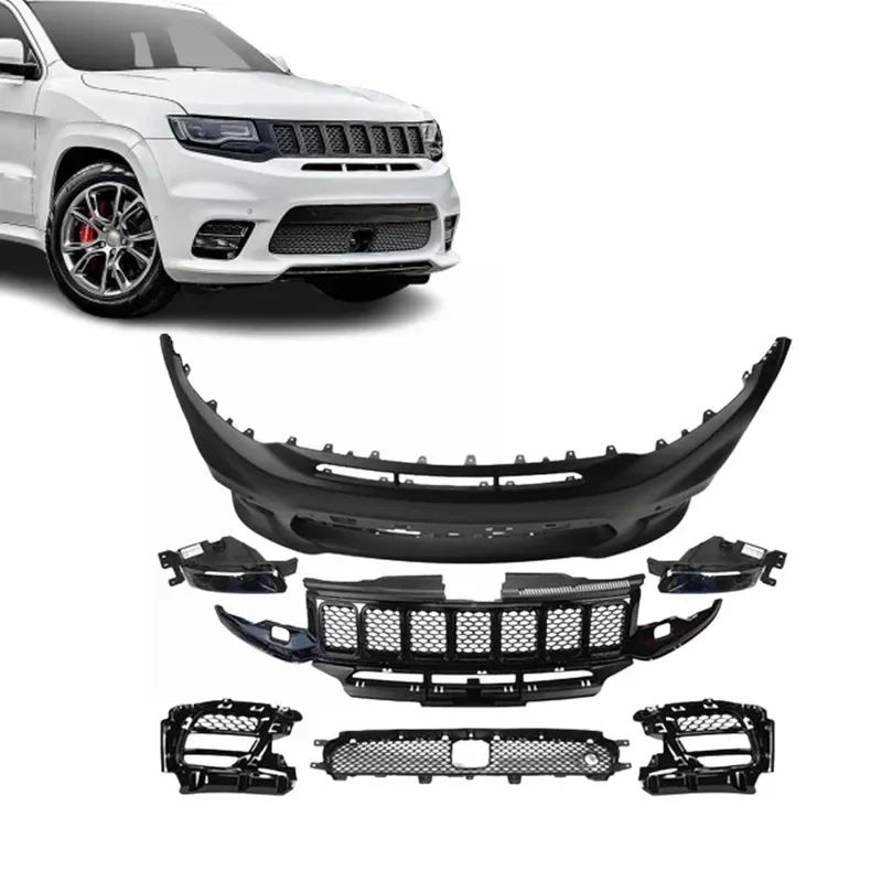 New style OEM auto parts car front body kit SRT front bumper complete kit for Jeep Grand SRT8 2017-2020