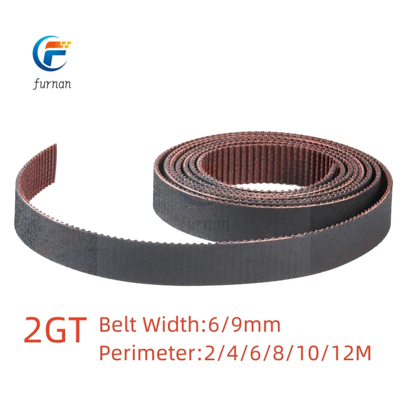 

2GT Belt Synchronous Belt GT2 Timing Belt Width 6MM 9MM Wear Resistant for Ender3 Cr10 Anet 3D Printer Transmission belt