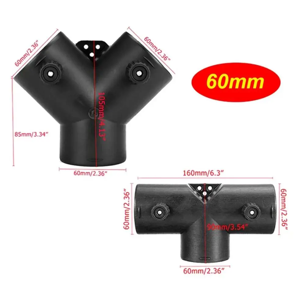 Adjustable Air Air Diesel Heater Dual Closable Internal Flip Cover Exhaust Pipe Valve Flap Y T Type Vent Ducting Parking Heater