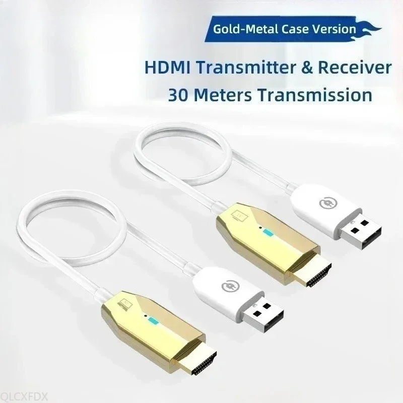 Video Audio Transmitter Receiver 30M TV Stick 5G1080P Wireless HDMI-compatible Display Adapter Dongle For Monitor Projector PC