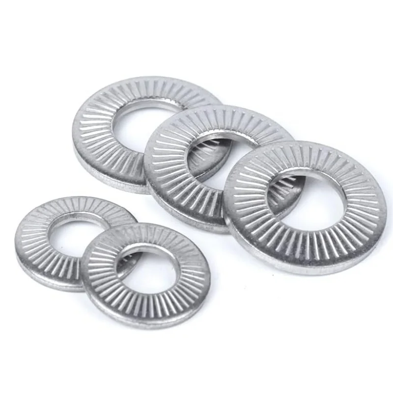 

20Pcs 304 Stainless Steel Lock Washers M3 to M10 Anti-Loosing Tooth Washers for Bolts Screws