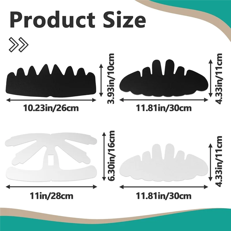 【هدية】غطاء حافة دعم التاج قابل لإعادة الاستخدام - 20 قطعة من إدراج تشكيل القبعة، 4 تصميم للقبعات، البيسبول لإدراج القبعات #2