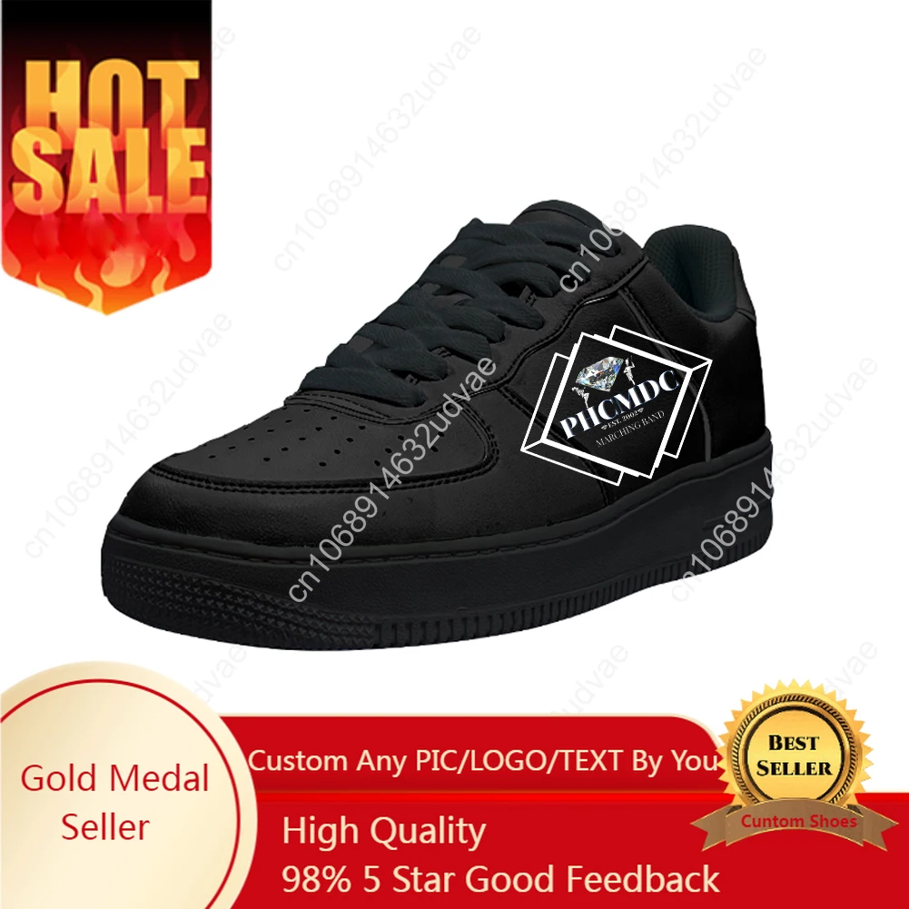 

PHCMDC Casual Shoes Platform Sneakers Mens Womens Teenager Flats Sneaker Custom Made Shoe 3D Graffiti Kateboarding Footwear