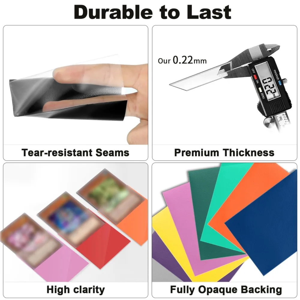50PCS Card Sleeves For Pokemon TCG Trading Sports Cards Protector Tarot Shield Board Game Magical Photo Holder Cover Toy 66x91mm view 3