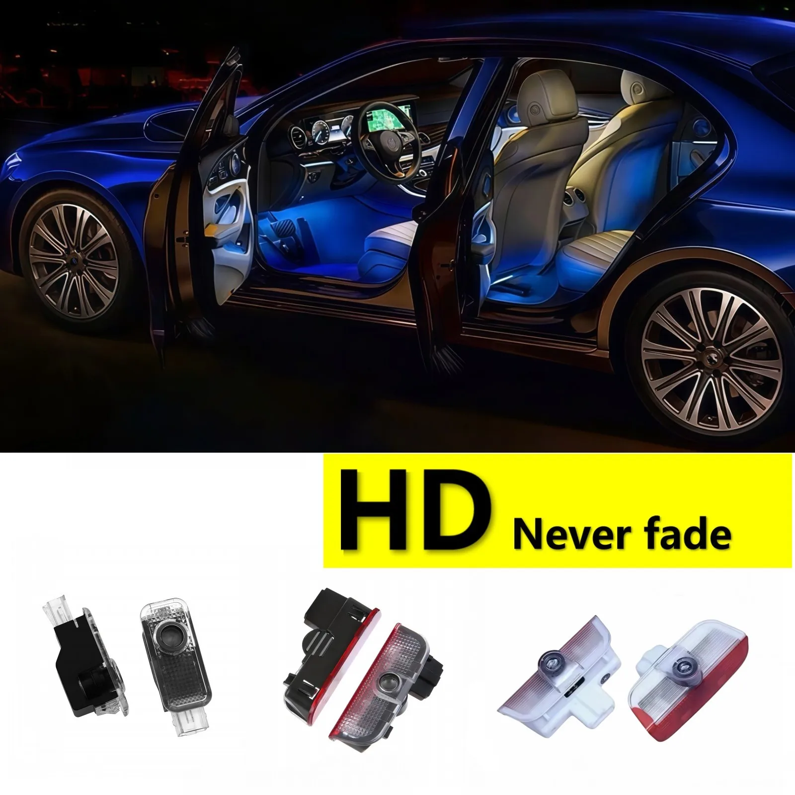 

HD 2 For Porsche Cayenne Accessories Led Car Door Projector Welcome Light 92A MK2 92AN 955 957 958 2019 2020 2003-2026 2023 2025