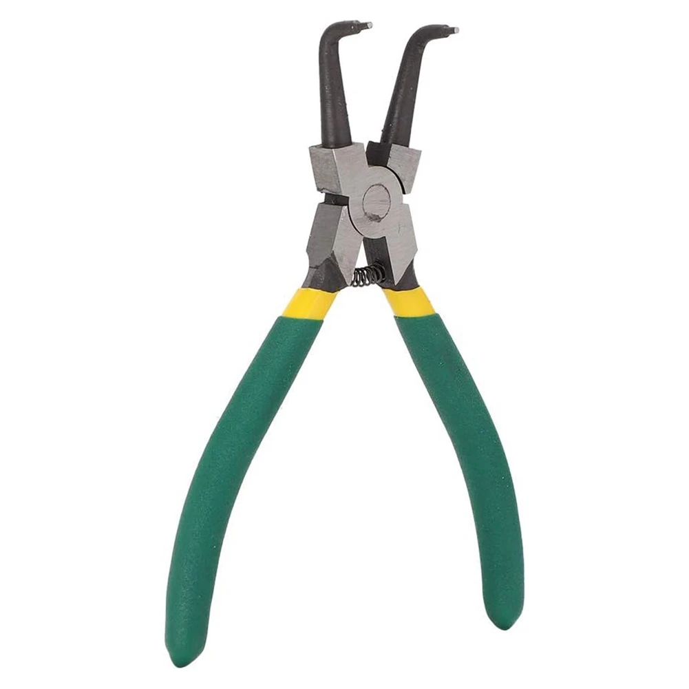 

Набор плоскогубцев для стопорных колец ELEG, 4 предмета, включает плоскогубцы для внутреннего и внешнего использования, прямые и изогнутые наконечники