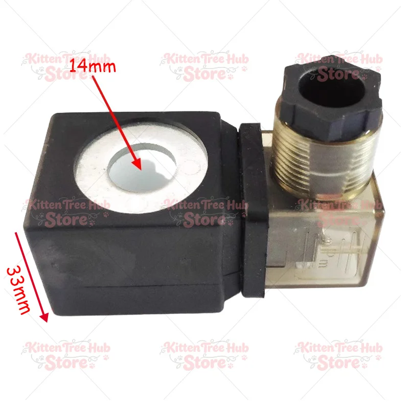 Solenoid Valve Coil GSS ZB09 Coil Inner Diameter 14mm Length 33mm Replacement Parts DH114