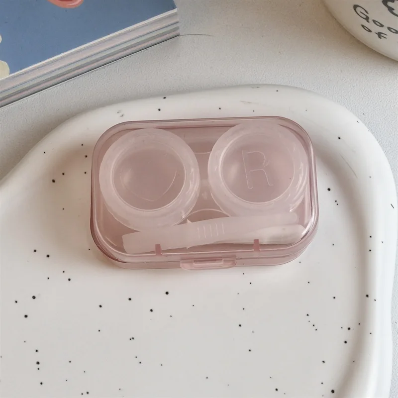 Contact Lens Case Cool Contact Lens Storage Box Contact Lens Case Set Non-Toxic For Daily Use Commuting Traveling