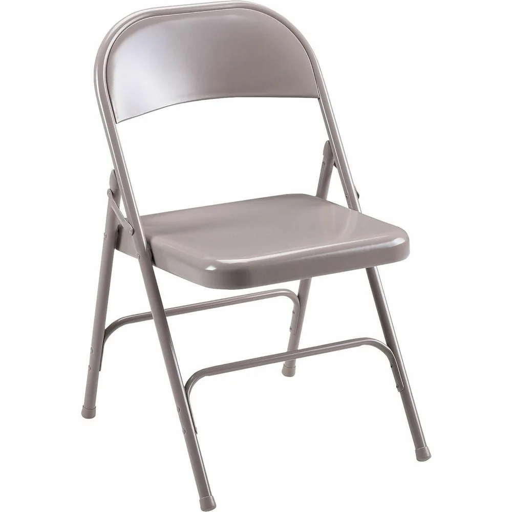 

Steel Beige Folding Chairs (Pack of 4), Customized