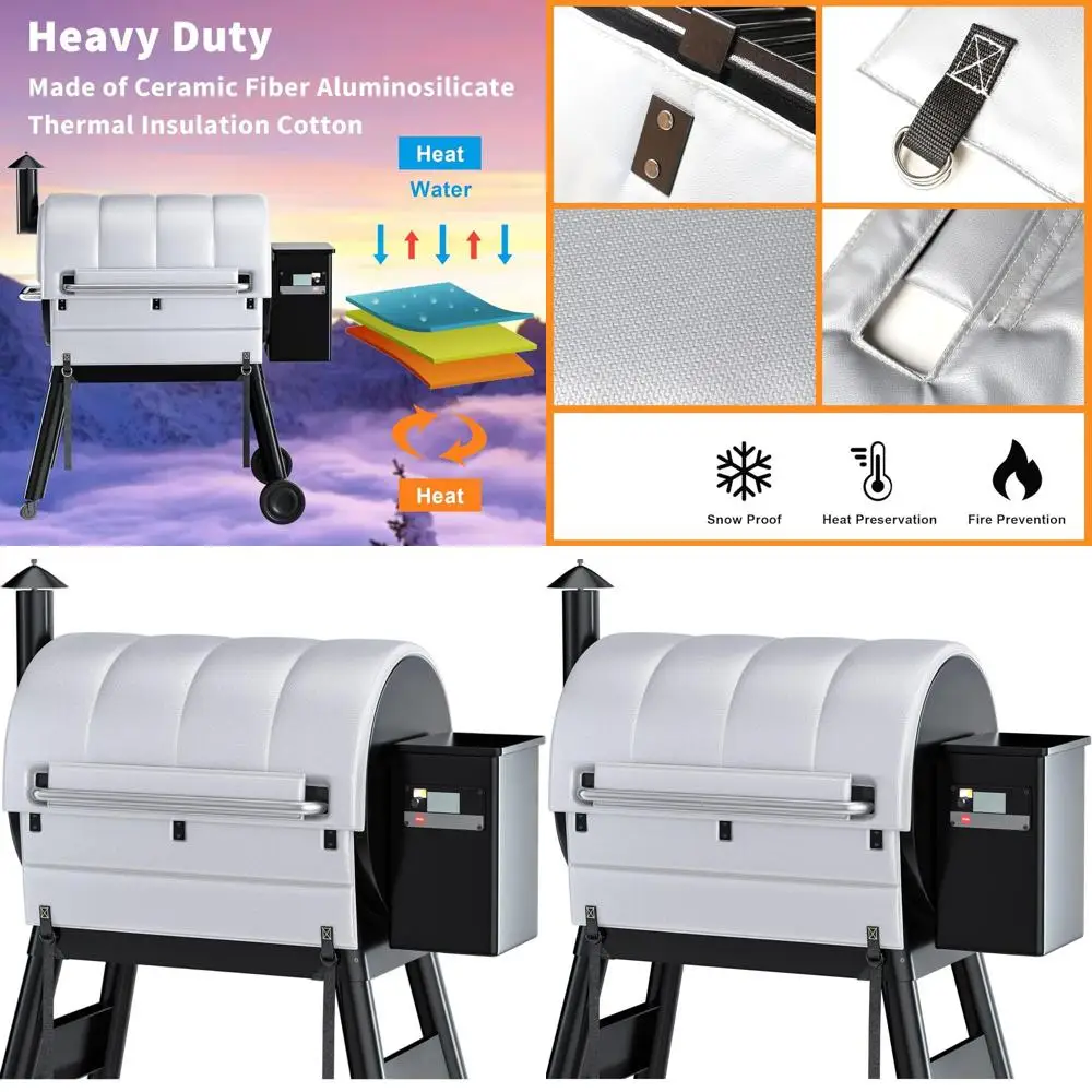 

Теплоизоляционное одеяло для гранул серии 780, идеально подходит для зимней приготовления пищи и курильщиков