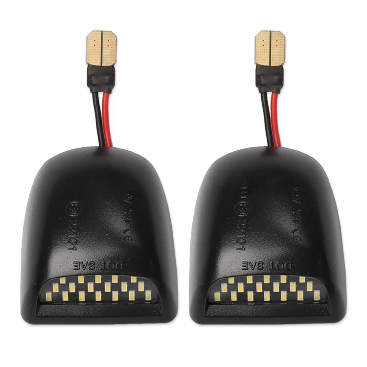 LED License Plate Lights Fit for Chevy Silverado Suburban Tahoe GMC Sierra Yukon Cadillac Escalade - Error Free Plug & Play Repl