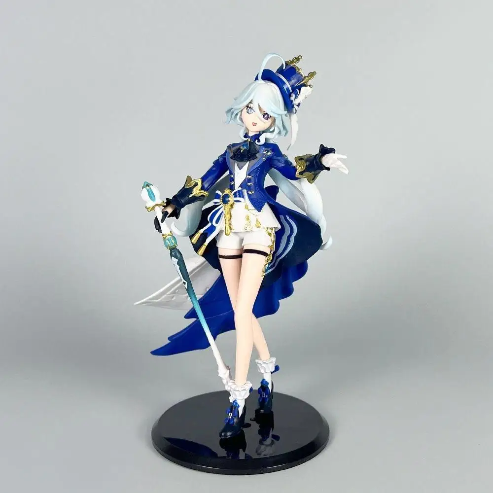 Genshin Impact Game Figuur Furina 23Cm Handheld Personeel Klassieke Staande Houding Pvc Action Figure Collection Model Speelgoed Kinderen Geschenken