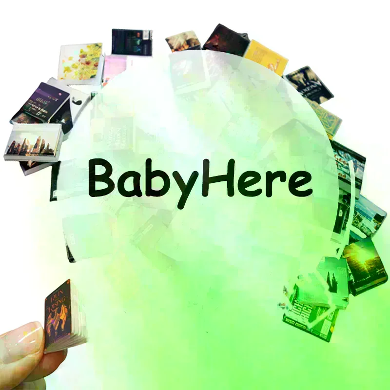 

100 шт. случайных миниатюрных классических мини-книжек-раскладушек для кукольного домика, декор для мебели, принадлежности для кукол и игрушек