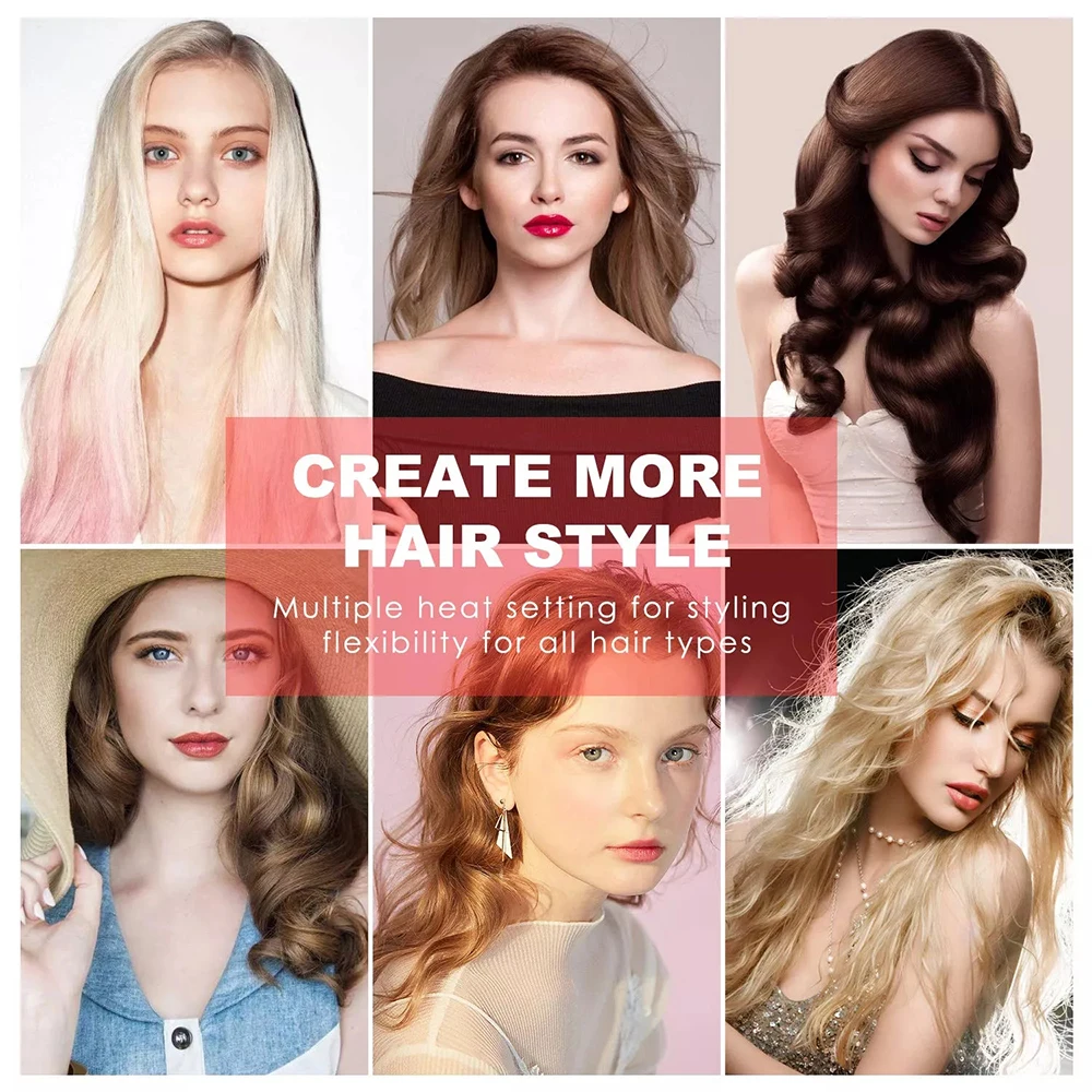 Nieuwe Automatische Curling Iron Hair Curler Multifunctionele Loempia Krullen Roterende Roller Snelle Verwarming Led Display Hair Styling Tool