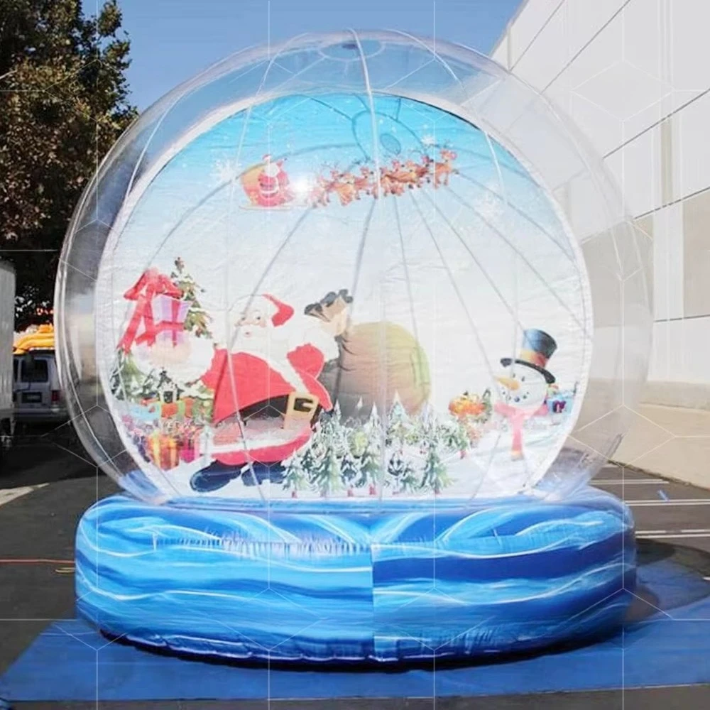 Christmas Decoration Structural Building Ice House Photo Booth Inflatable Bounce House