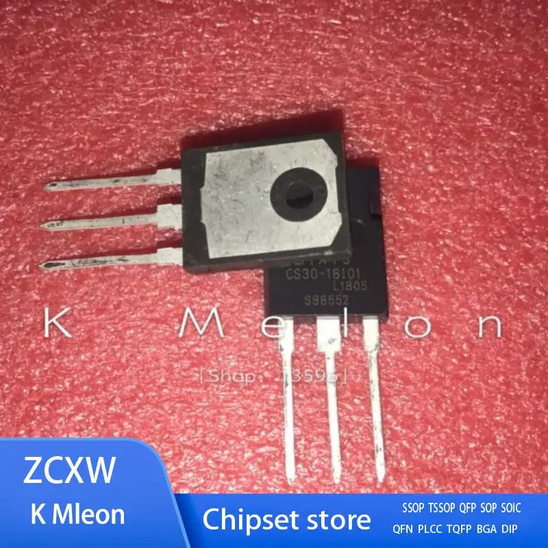 10PCS/LOT   CS30-16IO1 CS30-16I01 CS30-14IO1 CS30-12IO1 TO-247 30A 1600V  